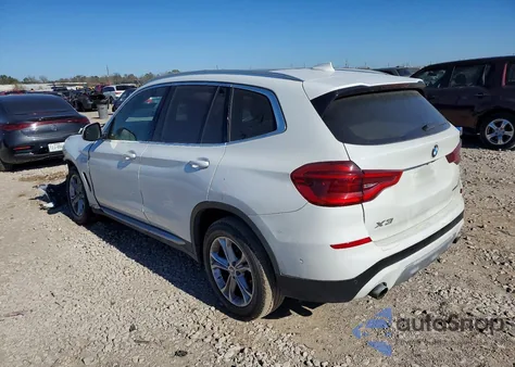 2021 BMW X3 Sdrive30I z USA, uszkodzony, nr VIN 5UXTY3C08M9D96328